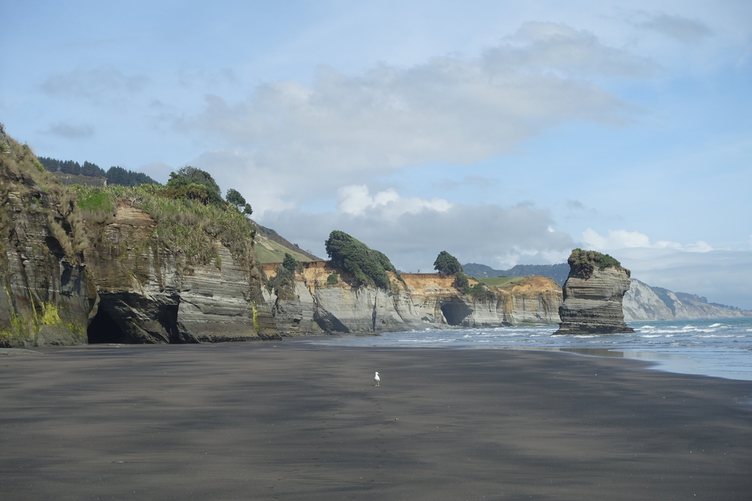 Mt Taranaki, 3 Sisters beach and to Waitomo Caves