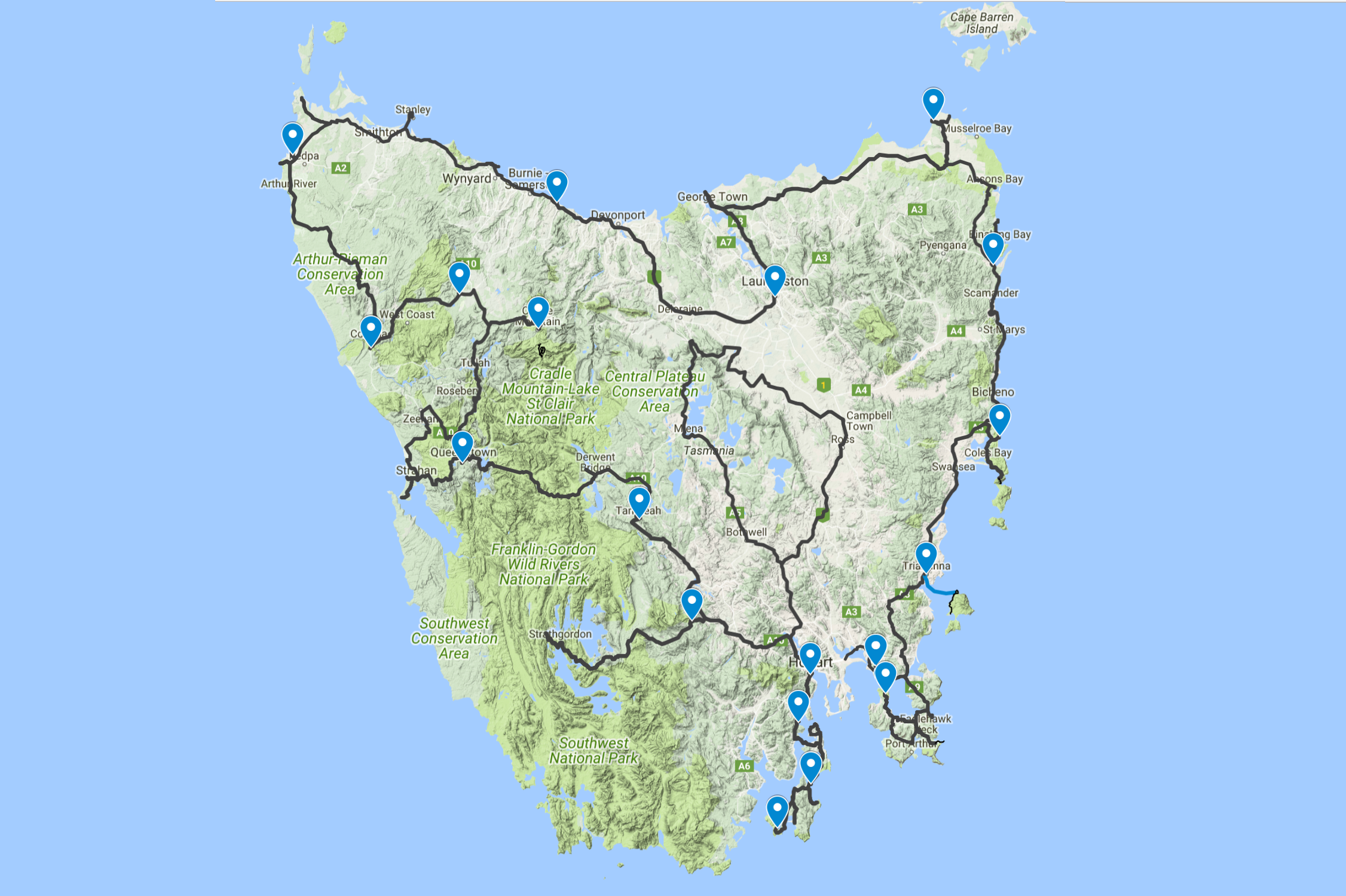 Hobart – The end of our road trip